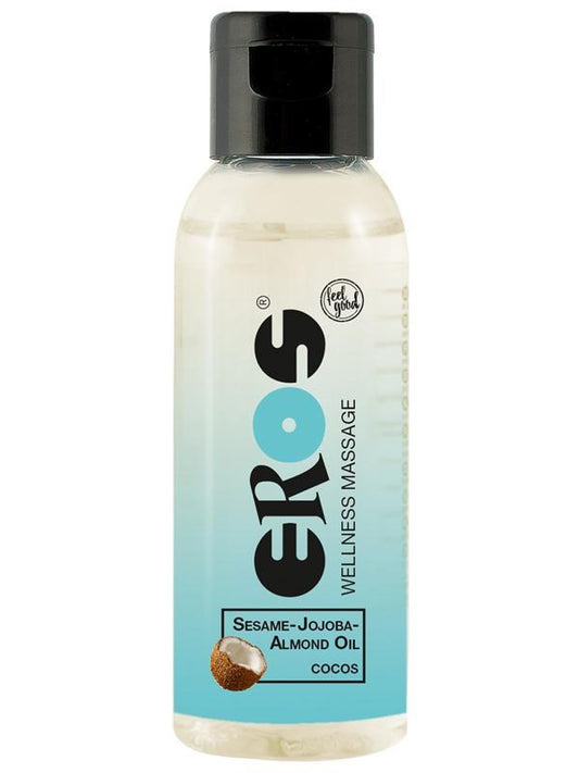 Eros Three Pack Vanilla Caramel and Cocos Wellness Massage Oil