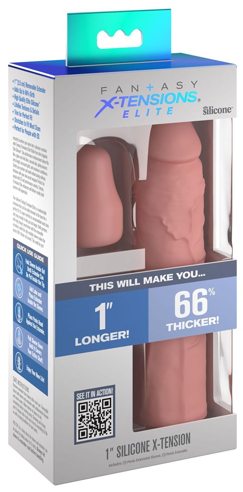 Fantasy Xtensions Elite 7 Inch Sleeve - Penis Sleeves and Extenders