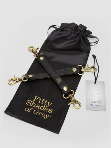 Bound to You Faux Leather Hog Tie by Lovehoney - Cuffs and Restraints