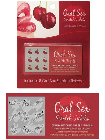 Oral Sex Scratch Tickets Sex Game by Kheper Games - Sex Games, Coupons and Tricks