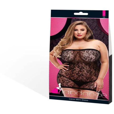 Lapdance XL Lace Mini Dress by Xgen Products - Body Stockings