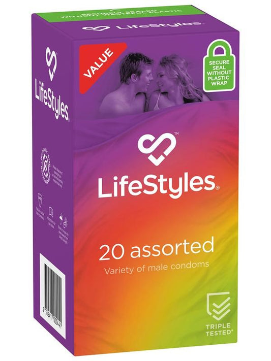 LifeStyles ASSORTED Condoms 20s