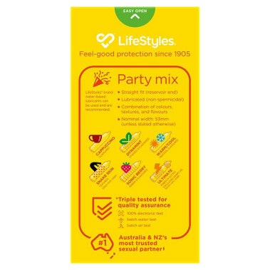 Party Mix 10's Condom by Ansell - Condoms