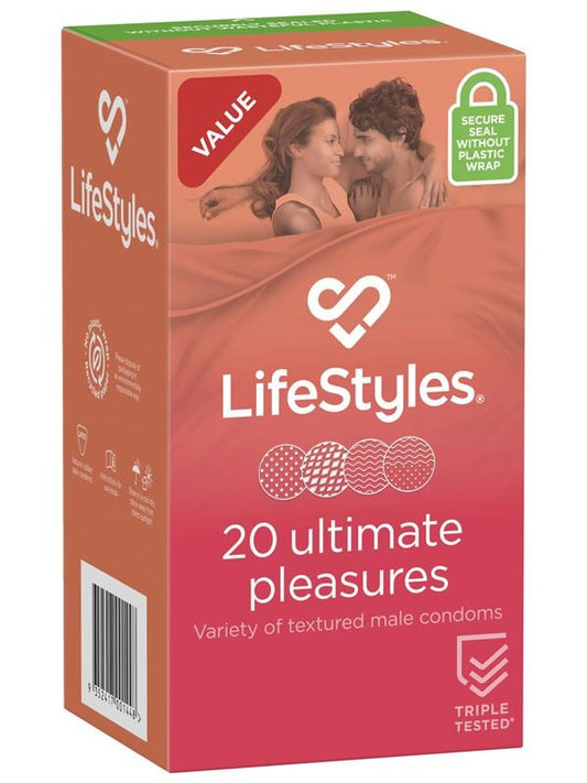 LifeStyles ULTIMATE Pleasures Condoms 20s