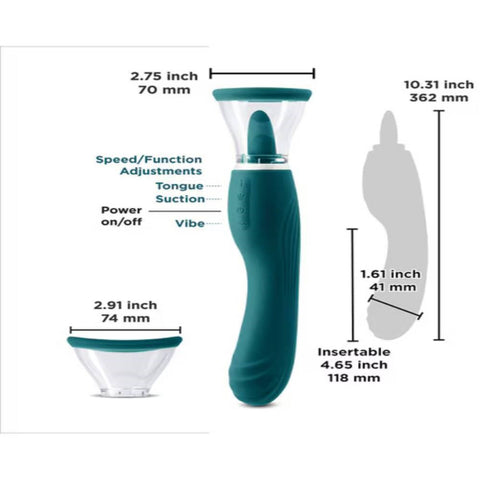 INYA Triple Delight Clitoral Vibrator by NS Novelties - Clit Ticklers and Pulsators