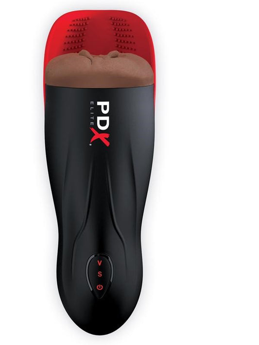 PDX Fuck O Matic 2 With Pulsation Masturbator Brown