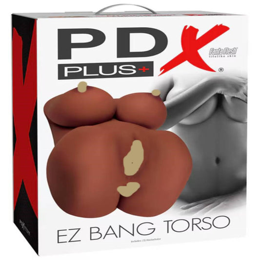 PDX Plus EZ Bang Torso Realistic Male Masturbator