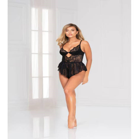 Women Radiance Romper Black by Seven 'til Midnight - Teddies and Bodysuits