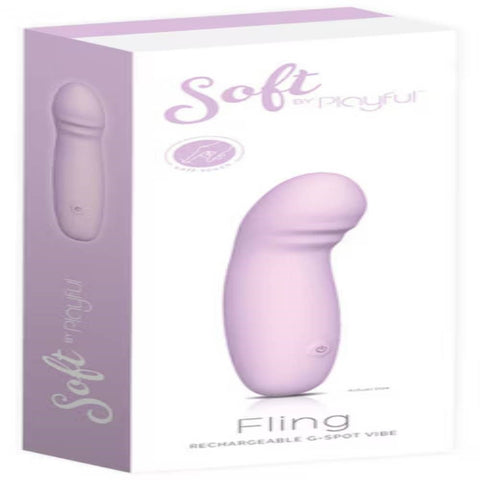 Soft by Playful Fling Flexible G-Spot Vibrator - G-Spot Vibrators