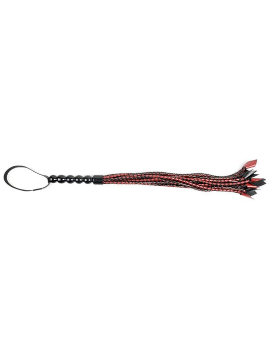 Sportsheets Saffron Braided Flogger Premium Whip