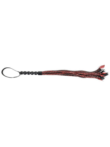 Saffron Braided Flogger by Sportsheets - Whips And Crops