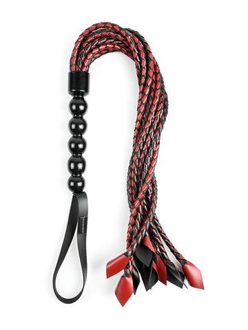 Saffron Braided Flogger by Sportsheets - Whips And Crops