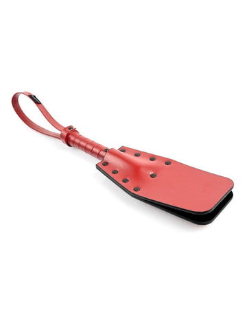 Saffron Studded Leather Spanker by Sportsheets - Paddles And Slappers