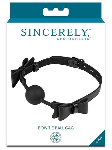 Sincerely Bow Tie Ball Gag by Sportsheets - Bondage Gags and Bits