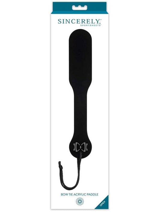 Sportsheets Sincerely Bow Tie Acrylic Spanking Paddle
