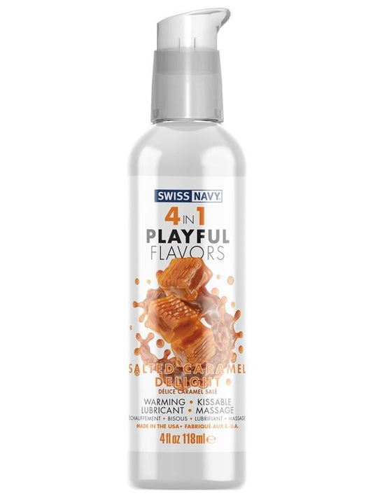 Swiss Navy Playful 4 In 1 Salted Caramel Delight 4oz