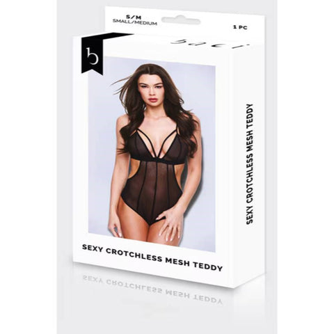 Sexy Crotchless Mesh Womens Teddy by Baci Lingerie - Teddies and Bodysuits