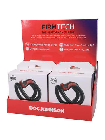 FIRMTECH Performance Ring Display by Doc Johnson - Stretchy Cock Rings