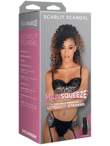 Main Squeeze Scarlit Scandal Stroker by Doc Johnson - Masturbators and Strokers
