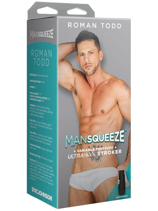 Doc Johnson Man Squeeze Roman Todd Ultraskyn Stroker Ass Vanilla