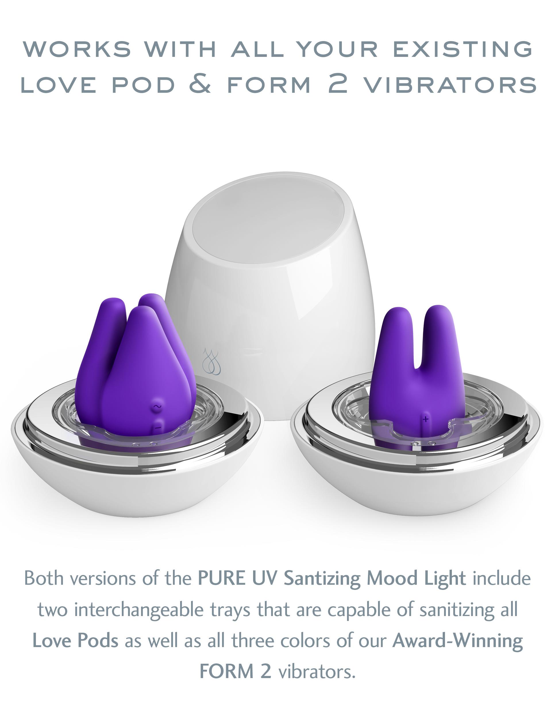 Pure UV Sanitizing Mood Light Love Pods Tre Ultraviolet Edition - - Clit Ticklers and Pulsators