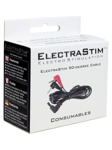 Spare Replacement Cable with 90 Degree Plugs - Vibrator Accessories