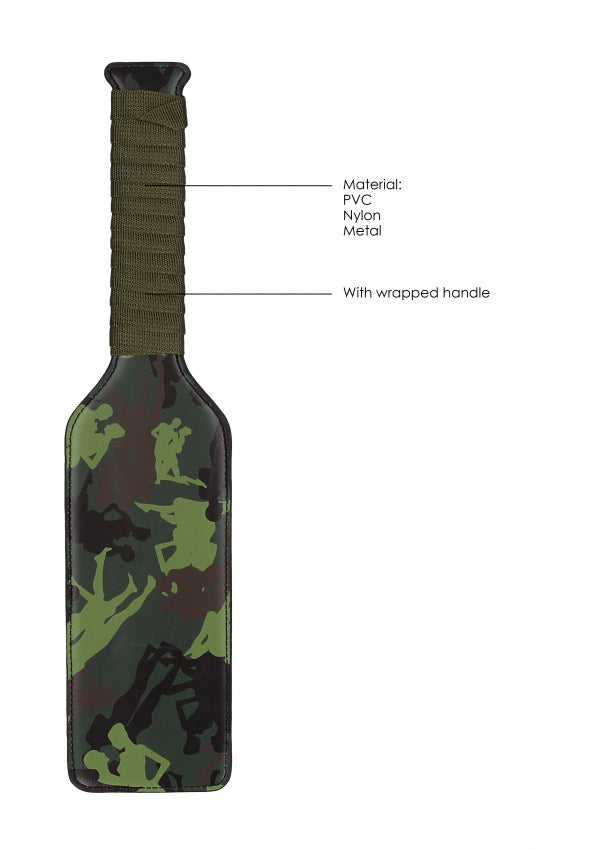 Shots Toys Army Theme Bondage Play Paddle - Paddles And Slappers