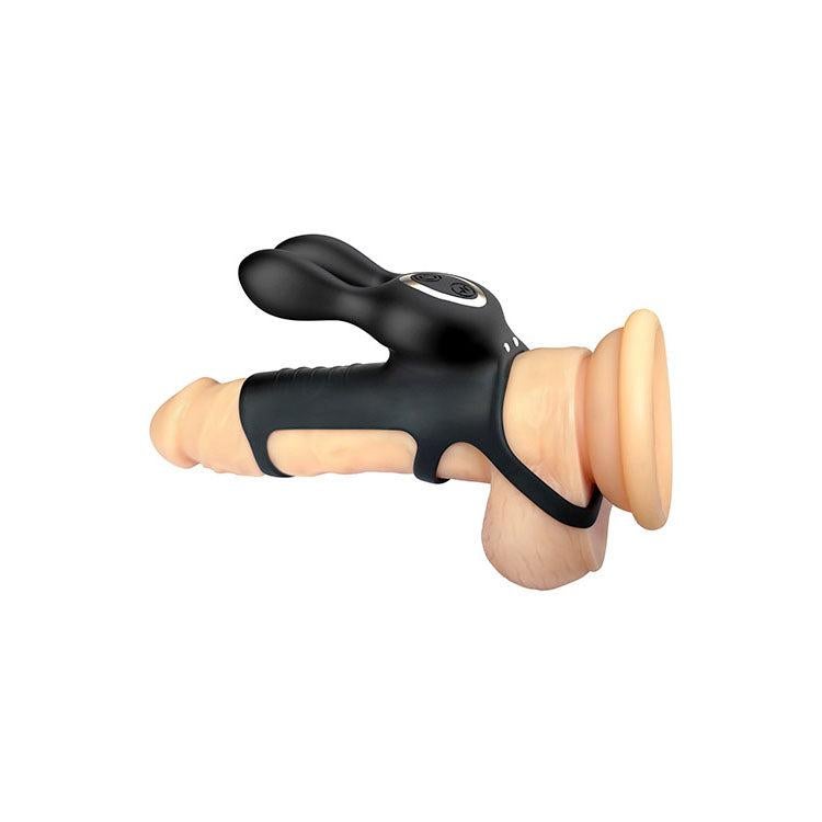 Adam & Eve WILD HARE Remote Control Vibrating Penis Cage - Male Chastity