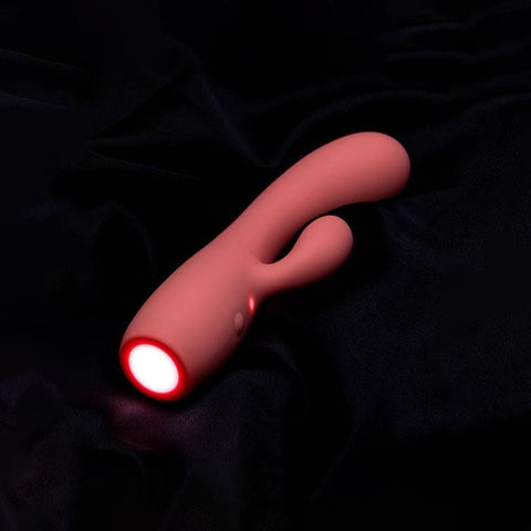 GROOVY GLOW-UPS Curvie Rabbit Vibrator - Rabbit Vibrators