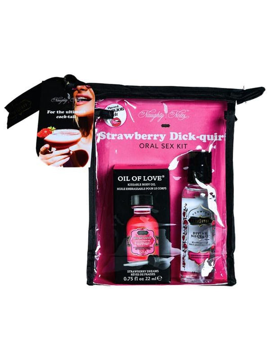 Kama Sutra Strawberry Dick Quiri Oral Sex Cocktail Kit