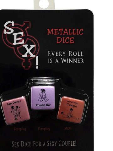 Metallic Sex Dice Adult Game by Kheper Games - Sex Games, Coupons and Tricks