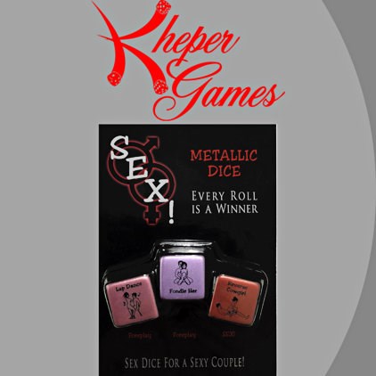 Metallic Sex Dice Adult Game by Kheper Games - Sex Games, Coupons and Tricks