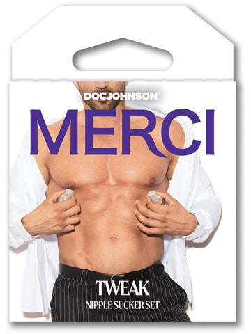 Merci Tweak Nipple Sucker Set by Doc Johnson - Breast and Nipple Toys
