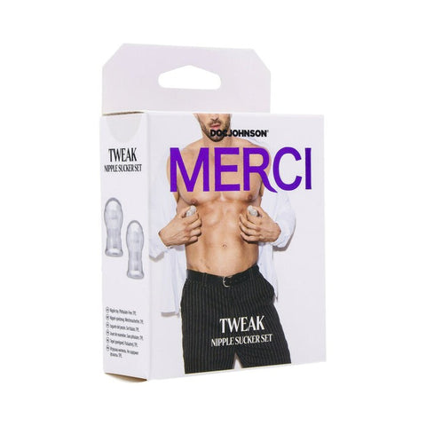 Merci Tweak Nipple Sucker Set by Doc Johnson - Breast and Nipple Toys