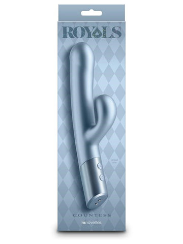 Royals Countess Seafoam Rabbit Vibrator by NS Novelties - Rabbit Vibrators