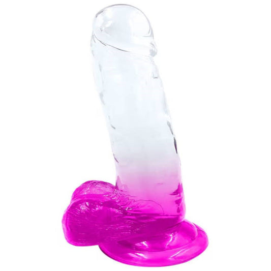 Playful Riders 8 Inch Realistic Dong with Balls