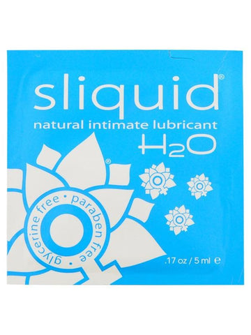 Naturals H2O. Pillow Water Based Lube by Sliquid - Water Based Lubes