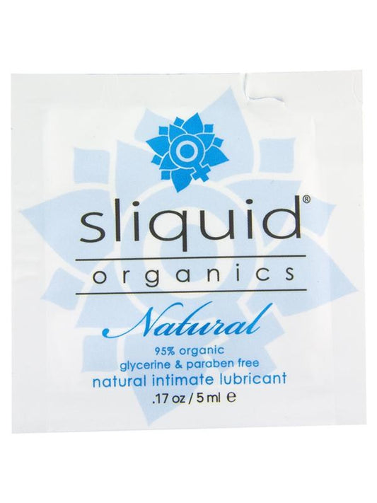 Sliquid Organics Natural Pillows Water Based Intimate Lubricant .17 Oz