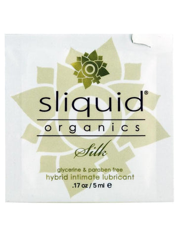 Organics Silk Pillows Water Based Lube by Sliquid - Water Based Lubes