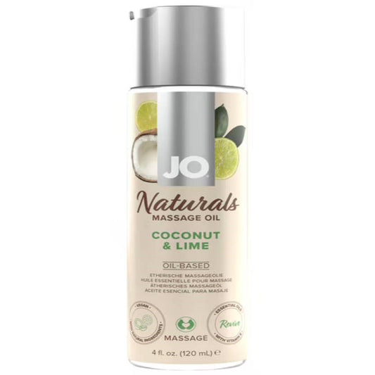 System JO Naturals Oil Based Massage Oil 120 ml