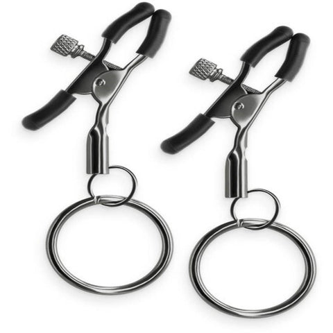 Bound Nipple Clamps C2 Gunmetal by NS Novelties - Nipple and Clit Clamps