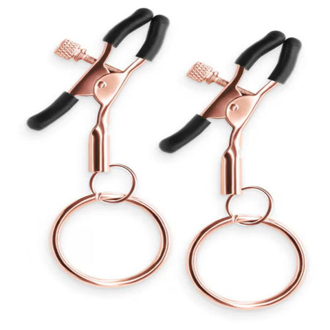 Bound Nipple Clamps C2 Gunmetal by NS Novelties - Nipple and Clit Clamps