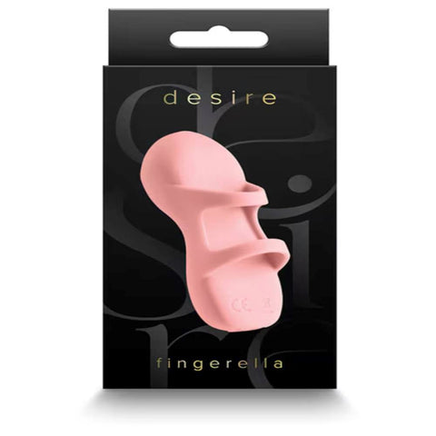 Desire Fingerella Peach Finger Vibrator by NS Novelties - Finger and Tongue Vibrators