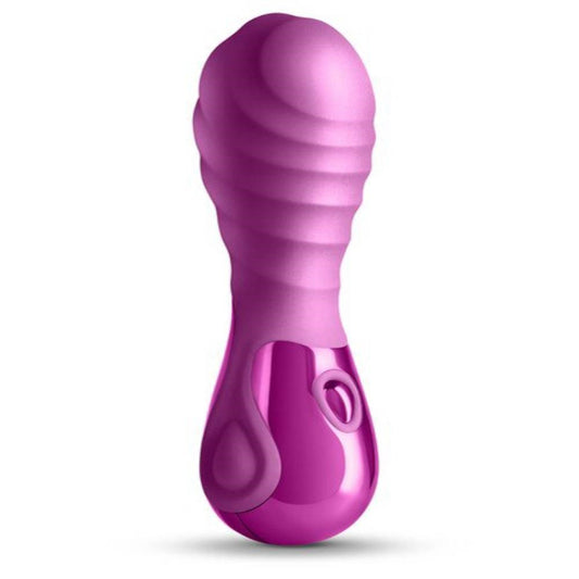 NS Novelties Seduction Chloe Metallic USB Rechargeable Silicone Vibrator