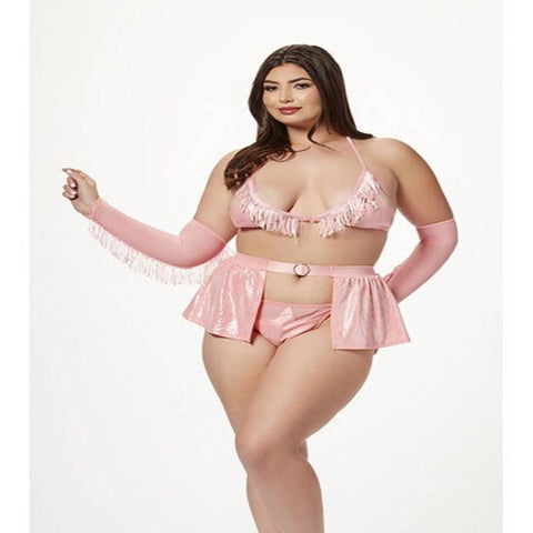 4 Piece Cowgirl Costume Set by Seven 'til Midnight - Fancy Dress Ups
