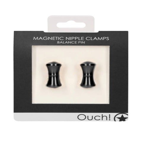 Balance Pin Magnetic Nipple Clamps by Shots Toys - Nipple and Clit Clamps