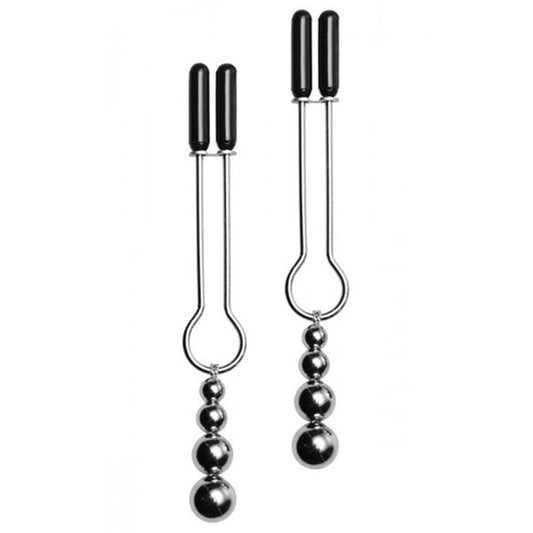 BDStyle Adorn Triple Bead Nipple Clamp Set