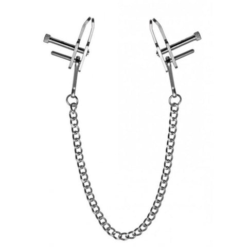 Kneel Nose to Genitals Kneeling Clamps by BDStyle - Nipple and Clit Clamps