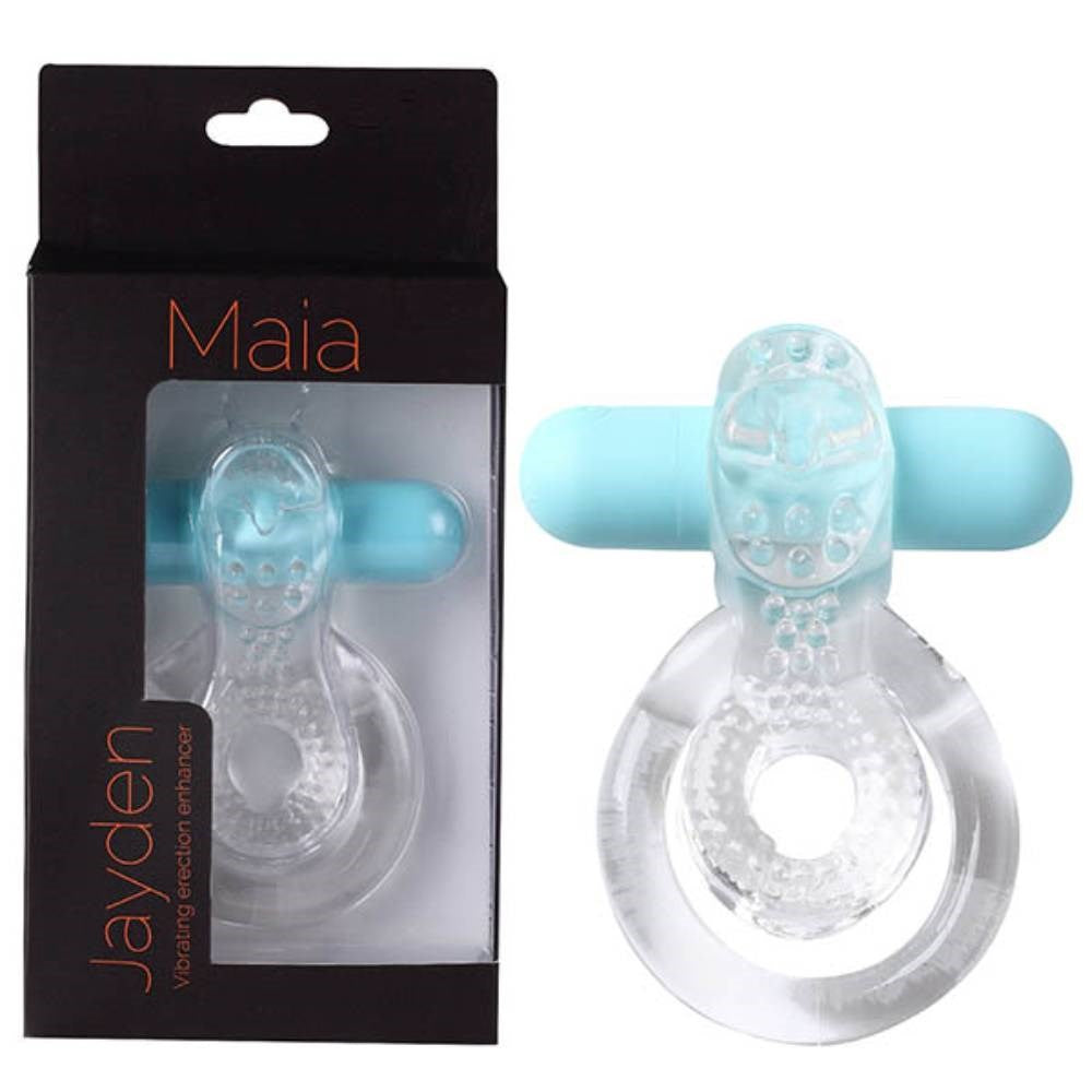 Maia Jayden USB Rechargeable Vibrating Cock & Ball Rings - Vibrating Cock Rings