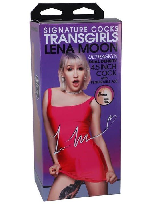 Main Squeeze Doc Johnson Signature Cock with Penetrable Ass Transgirls Lena Moon